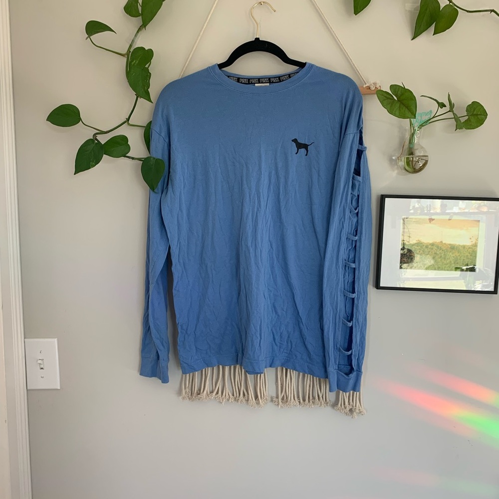 Blue dog sweater